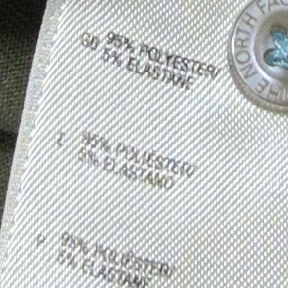 North Face Women’s M Green V-Neck Short Sleeve Vaporwick Athletic Workout Top - Picture 4 of 8